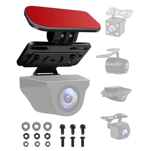 Rear Camera Mounting Bracket, Rear Camera Stay, Dash Camera, Stand, Mirror, Double Sided Tape, Auxiliary