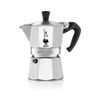 Bialetti Moka Express espresso maker, aluminum, gray, 4 cups