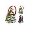 Christmas Basket Felt Tree 19Cm Assorted 1 Piece