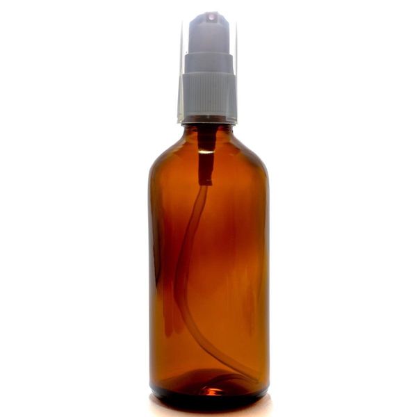Aroma Blackout Bottle, 3.4 fl oz (100 ml), Amber, Pump: White, Set of 5