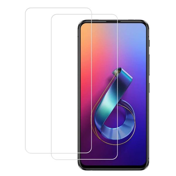 Set of 2 KPNS Japanese Tempered Glass Film for ASUS Zenfone 6 ZS630KL Tempered Glass Cover Protective Film