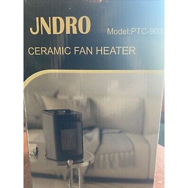 JNDRO Portable Electric Space Heater Please Review Box Details NEVER OPENED