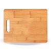 Customizable Genuine Bamboo Cutting Board With Inset Handle Includes Personalization