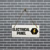 Electrical Panel 5x10 Hanging Plus Wall or Door Sign | Office Signage