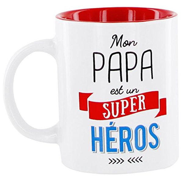 Unbekannt Mug Papa - Mon Papa est un super heroes