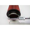 1320 Performance 3.5 inch Universal air filter + pre filter reusable short red