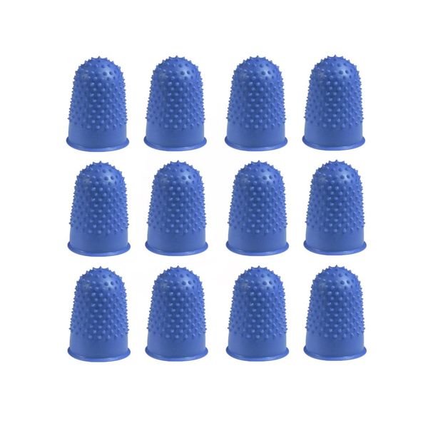 Q-Connect Thimblettes Size 1 Blue (Pack of 12)
