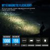 Trustfire MT10 1000Lumen Bright Light Rechargeable EDC Flashlight Magnet Torch