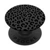 Black Gray Leopard Print Cheetah Pattern PopSockets Adhesive PopGrip