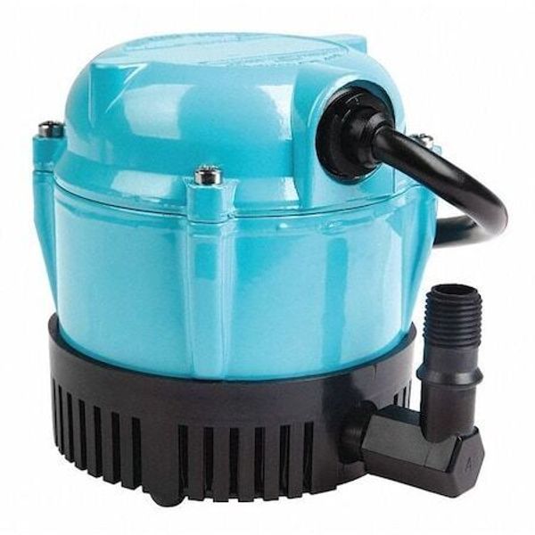 Little Giant Pump 500203 Submersible Pump, 1.1 A 115 Volt, 1/200 Hp, 170 Gph, 6