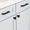 LONTAN 15 Pack Black Cupboard Knobs Black Cabinet Knobs Black Door Knobs Black Drawer Knobs Hardware Cabinet Knobs for Drawers Black Kitchen Knobs Zinc Alloy Cupboard Door Knobs
