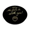 Star Wars May Force Be Cursive Script PopSockets PopGrip: Extendable Base and Grip for Mobile Phones / Tablets with Interchangeable Top