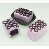 Strawberry Bar with Chocolate Scroll Art Glass Treat (Without Bite)