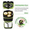 LE 1000LM Battery Powered LED Lighting Lantern Lamp Camping Portable 2-Pack