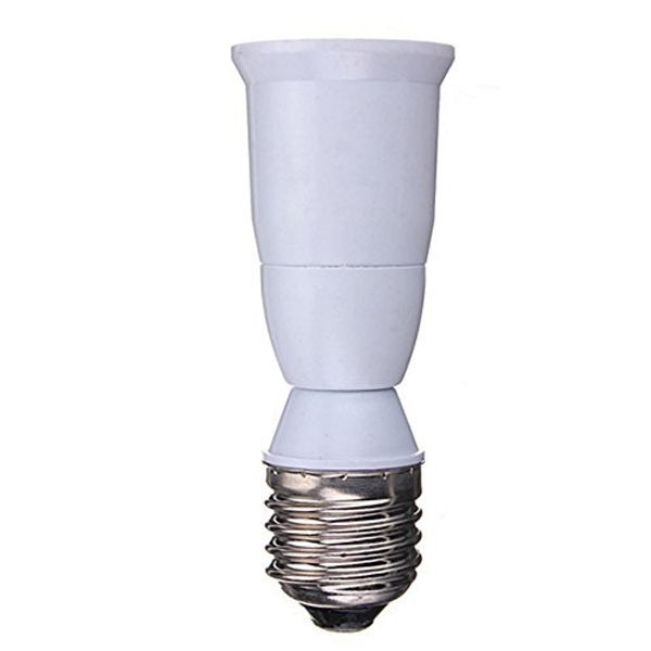 6-Pieces 10cm E26 Medium Socket Extender Standard Light Socket 2.5" Extension