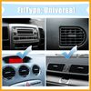 Partuto Car Air Conditioner Butterfly Shape Clips Outlet Vent Purple Replacement