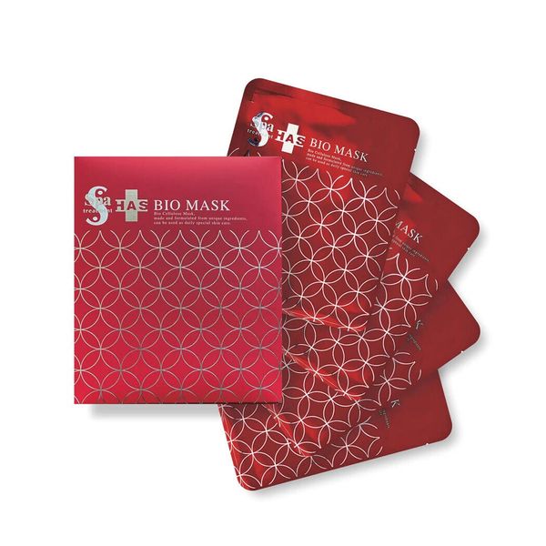 Spa Treatment HAS Bio Mask R Full Face Sheet Mask (1.0 fl oz (30 ml) x 4)