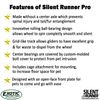 Silent Runner Pro Blue - Durable Pet Exercise Wheel with Stand