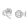 AB Tools Trailer/Caravan Electrics Plug/Socket Holder TR097