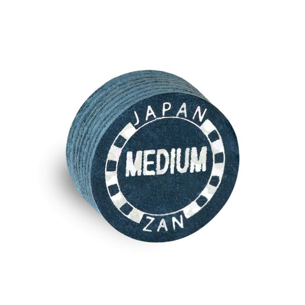 Zan Plus Medium Pool Billiard CUE TIP - 1 pc - 8 Layers (14 mm)