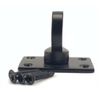 RopeServices UK 24mm Powder Coated Black Decking Rope Eye Plate, Deck Post End Fixing Post Fitting