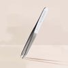 Browgame Original Slanted Tweezer - Precise, Extra Sharp Plucking Tool For Easy, Painless Hair Removal - Easy Grip For Meticulous Shaping - Stainless Steel Design For Sensitive Skin - White - 1 Pc