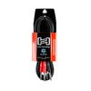 Hosa CPP-203 Dual 1/4" TS to Dual 1/4" TS Stereo Interconnect Cable, 3 Meters