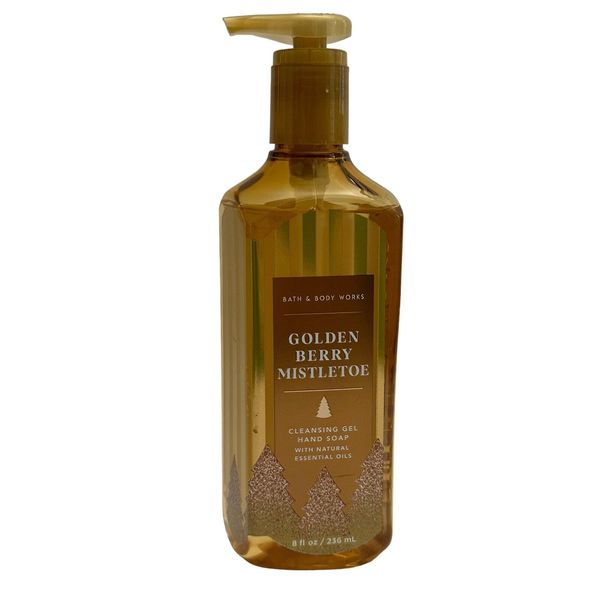 1 BATH & BODY WORKS GENTLE CLEAN GEL HAND SOAP GOLDEN BERRY MISTLETOE NEW