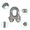 Castuvy 5 Pack Wire Rope Clamp/Wire Clamp 1/2" Galvanized, Hardware Rigging Wire Rope Lock