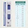 KnitPro Trendz Single Pointed Needles 10" (25cm) | 7.00mm