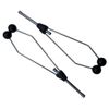 UKAS Deluxe Stainless/Brass Fly Tying Brass Bobbin Holder Twin Pack