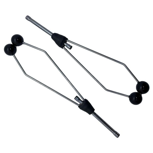 UKAS Deluxe Stainless/Brass Fly Tying Brass Bobbin Holder Twin Pack