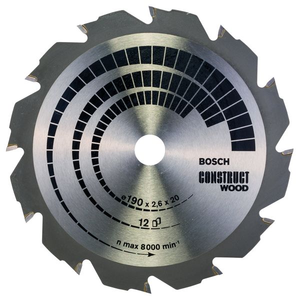 Bosch 2608641201 Construct Wood Circular Saw Blade