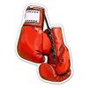 Boxing Gloves - 12" Vinyl Sticker Waterproof Decal