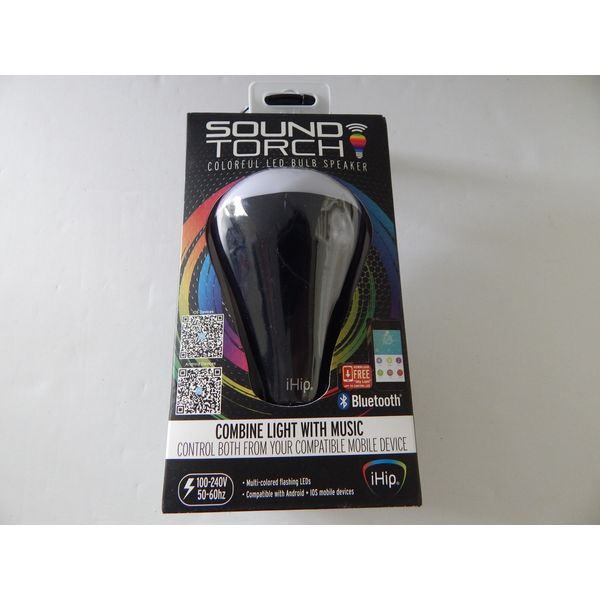 SOUND TORCH BLUETOOTH COLORFUL LED BULB SPEAKER NEW
