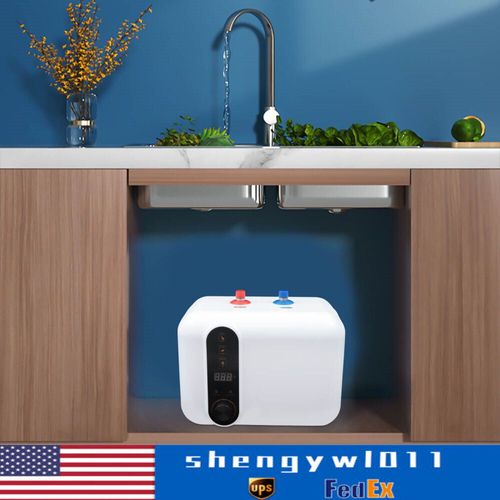 110V 10L Instant Electric Hot Water Heater Shower Compact Mini-Tank Storage RV