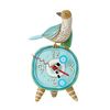 Enesco Allen Designs Perched Bird Sculpted Desktop Clock, 7.87 Inch, Multicolor