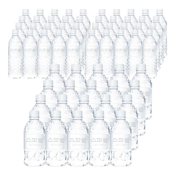 40 bottles of Sparkle mineral water 500mL + 20 bottles of 330mL