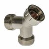 Solid Brass Nickel Plated Washing Machine Y Piece Connector, Highly Recommended Over Plastic/PVC YPiece