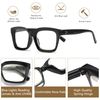 Fsread 3 Packs Oversized Reading Glasses For Women Blue Light Blocking Computer Readers Retro Spring Hinge +2.5