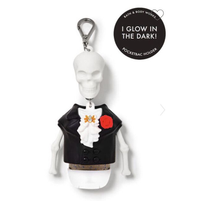 Bath & Body Works HOLLOWEN Dapper Skeleton Pocketbac Holder