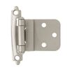 (10-pcs) 3/8" Self Closing Inset Hinge Matte Nickel  81469