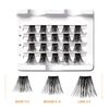 VLuxe Extended False Eyelashes Featherlight Reusable Artificial Eyelashes Multipack Lash Clusters (Faux Mink 02)