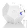 Senbos Mini Cube Timer, Rechargeable Pomodoro Countdown Timer 11 Preset Time Desk Timer Productivity Timer with Sound Vibrate Light Alarm Flip Timer for Time Management Workout Study Cooking