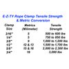 3/8 Inch Double OT Reusable Rope Clamp Twenty Five (25) Pack (Black)