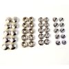 Pull The Dot Snap Fastener, Locking Snap, One-Way Snap, Nickel / Brass, 10 Piece
