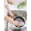 sanberumu Kitchen Sponge nikotto Smiling Sponge Prince Silver k47515