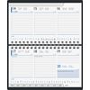 BRUNNEN Taschenkalender Mod. 755 2025 | A6 quer, Leder, schwarz
