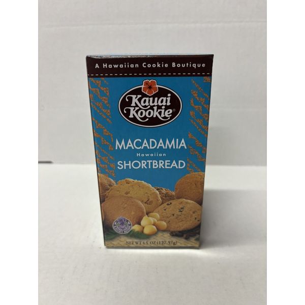 Kauai Kookie Original Macadamia Shortbread 4.5oz Box x1