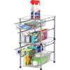 SimpleHouseware Stackable 2 Tier Sliding Basket Organizer Drawer, Chrome